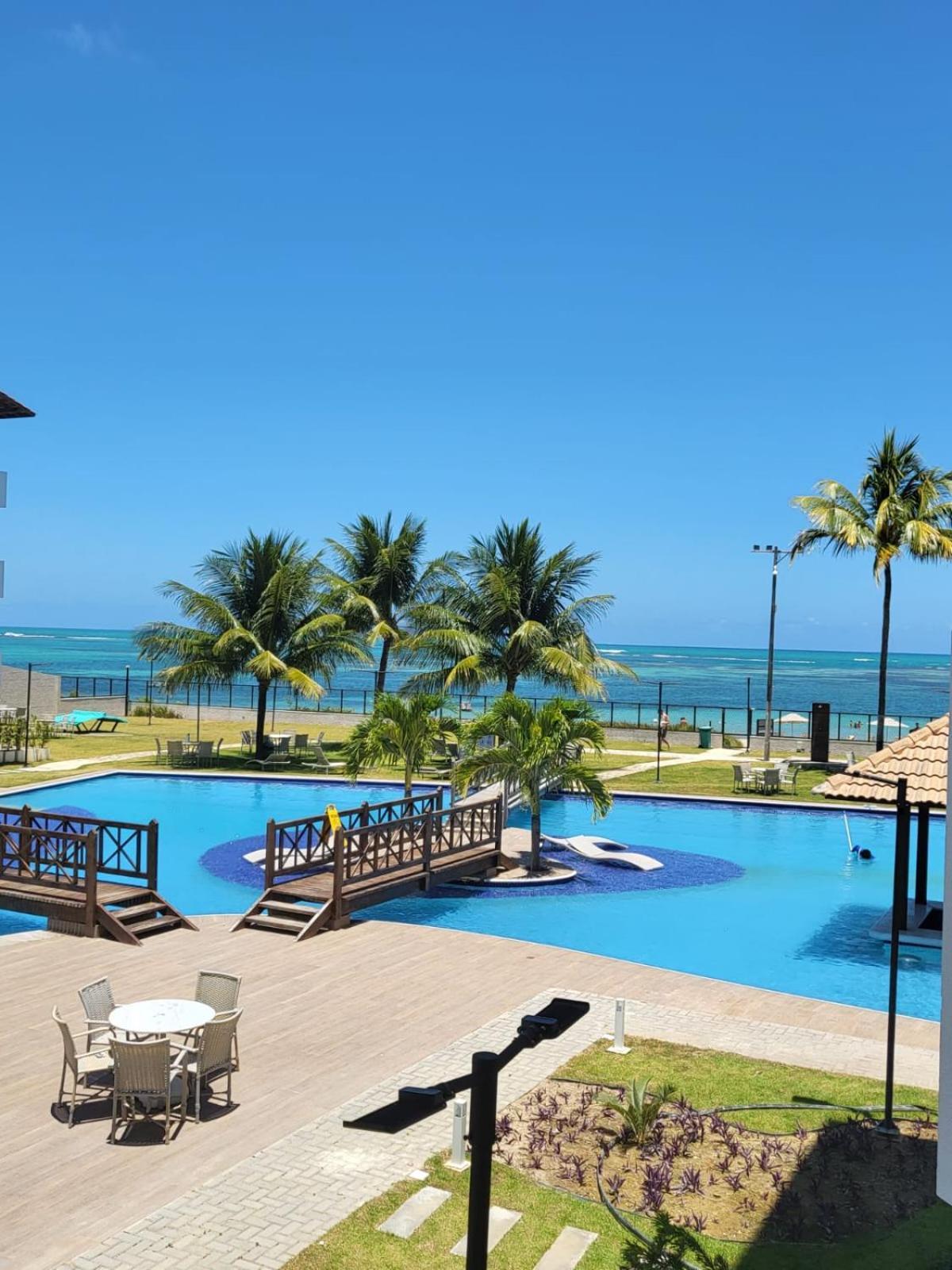 Flat Fantastico Na Beira Mar Em Tamandareアパートメント エクステリア 写真
